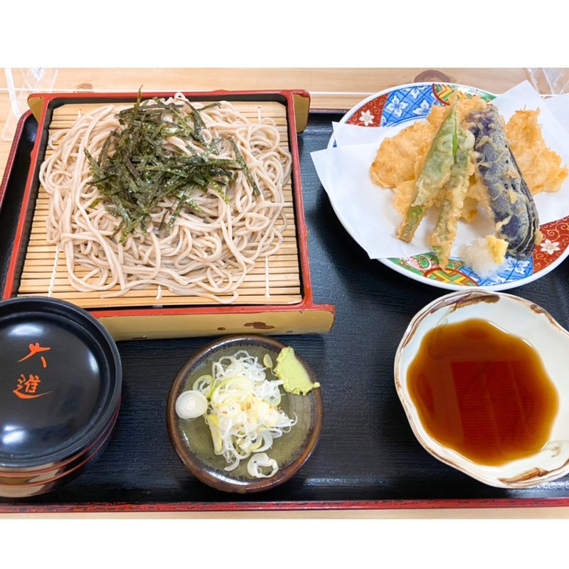 ゆば天ざる(そば処大進)