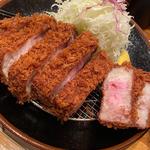リブロースカツ定食(とんかつ檍 横浜馬車道店)