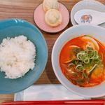 チゲスープ餃子定食(雲庭)