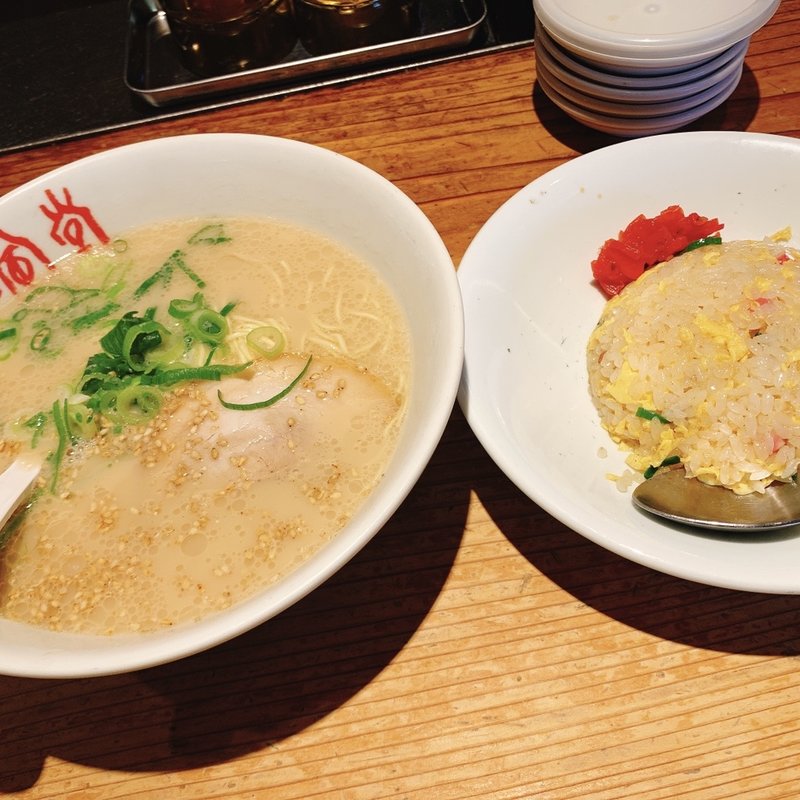 博多とんこつ定食　B定食(一風堂 高槻店 - 閉店)