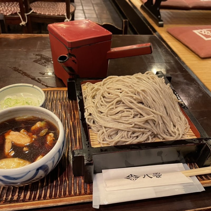 ランチかしわ蕎麦(ごまそば八雲 札幌国際ビル店 （やくも）)