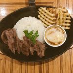 鉄板ハラミステーキ(モクオラ　ディキシーダイナー 新横浜店 （MOKUOLA Dexee Diner）)