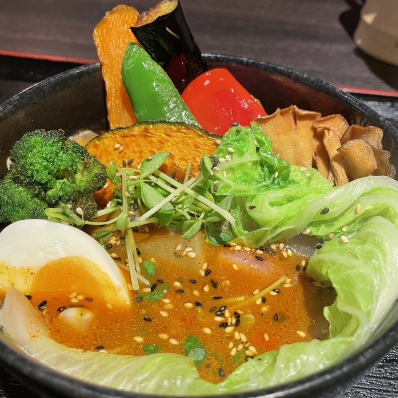 野菜ソムリエ長谷川さんの七色カレー(奥芝商店 眞栄荘)