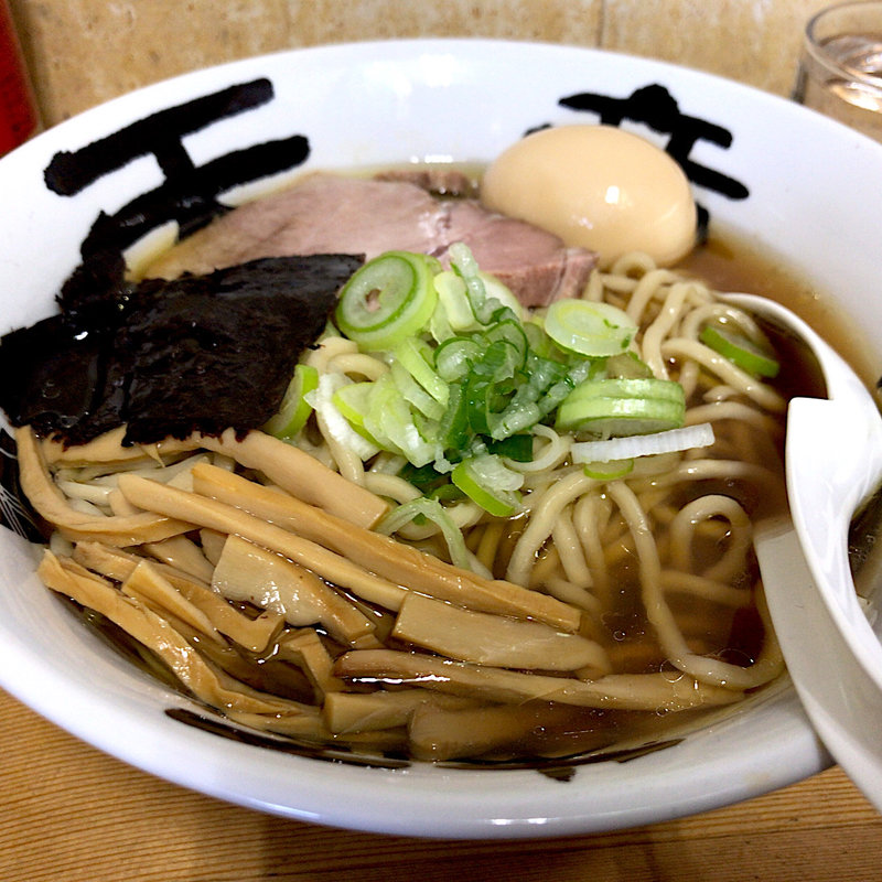 中華そば並 ＋ 味玉(天童製麺)