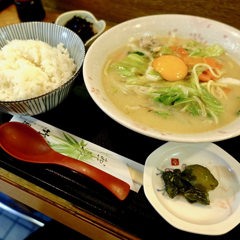 長崎ちゃんぽん定食(竹馬)