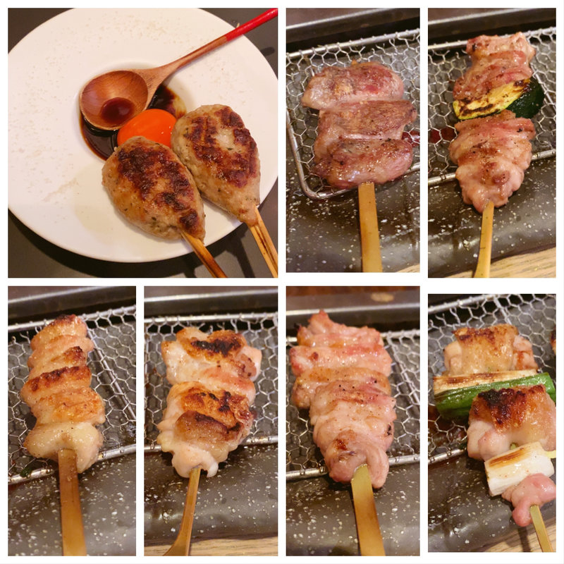 炭火焼鳥おまかせ鳥七種(焼鳥 やまね )