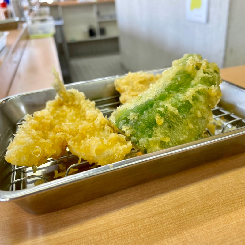 天ぷら（キス・ピーマン）(天ぷら　えびす食堂 和白店 )