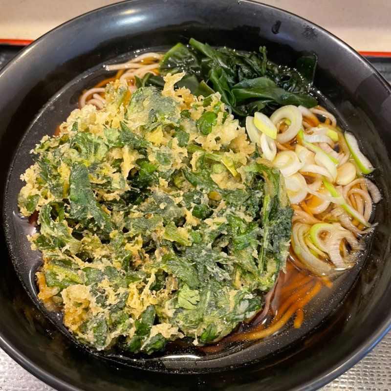 春菊そば(名代 富士そば 川崎東口店)