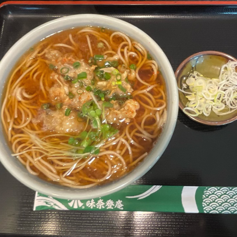 牡蠣のみぞれそば(味奈登庵 港南台店)