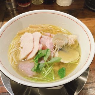 上蛤そば塩(自家製麺オオモリ製作所壬生店)