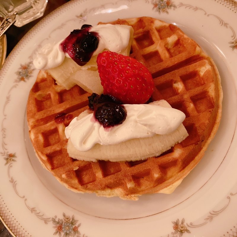 バナナワッフル(カフェ・ド・ルトン)