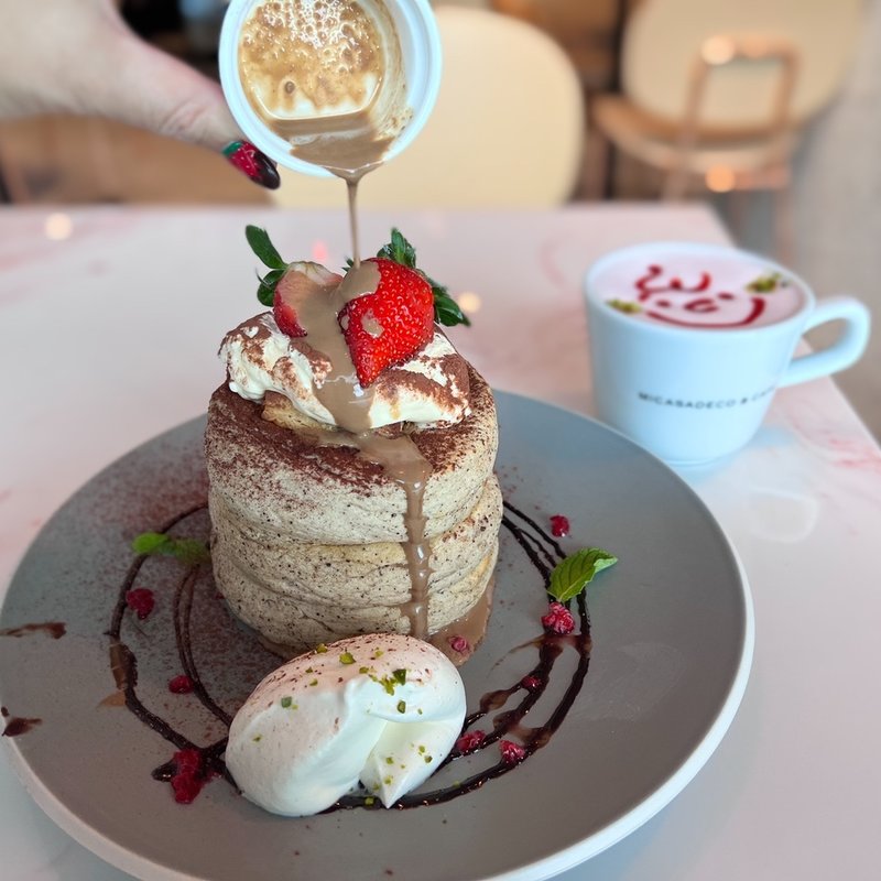 ティラミスパンケーキ(ミカサデコ＆カフェ)