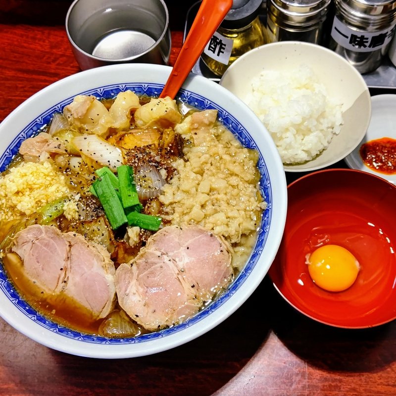 特製スタミナ中華セット(中華そば　たた味)