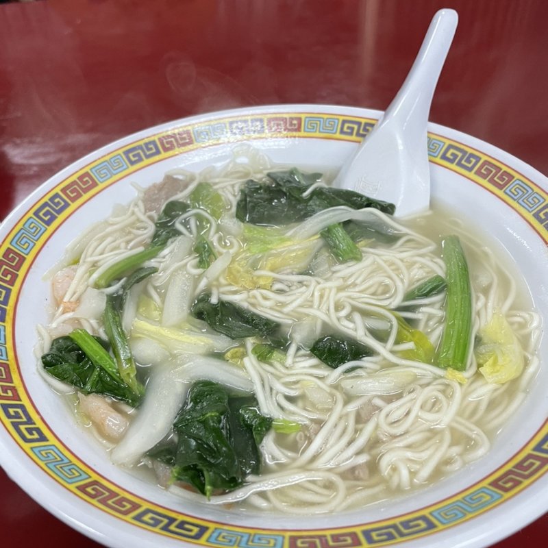 汁そばと焼飯(味香園)