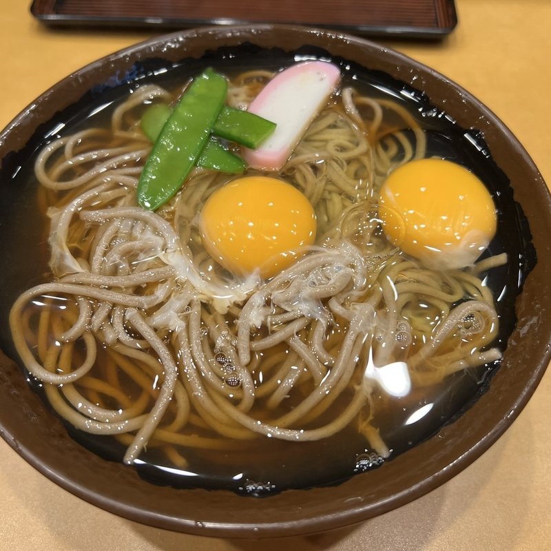 玉子そば(玉子を1ケ足して)(元禄そば 江戸一)