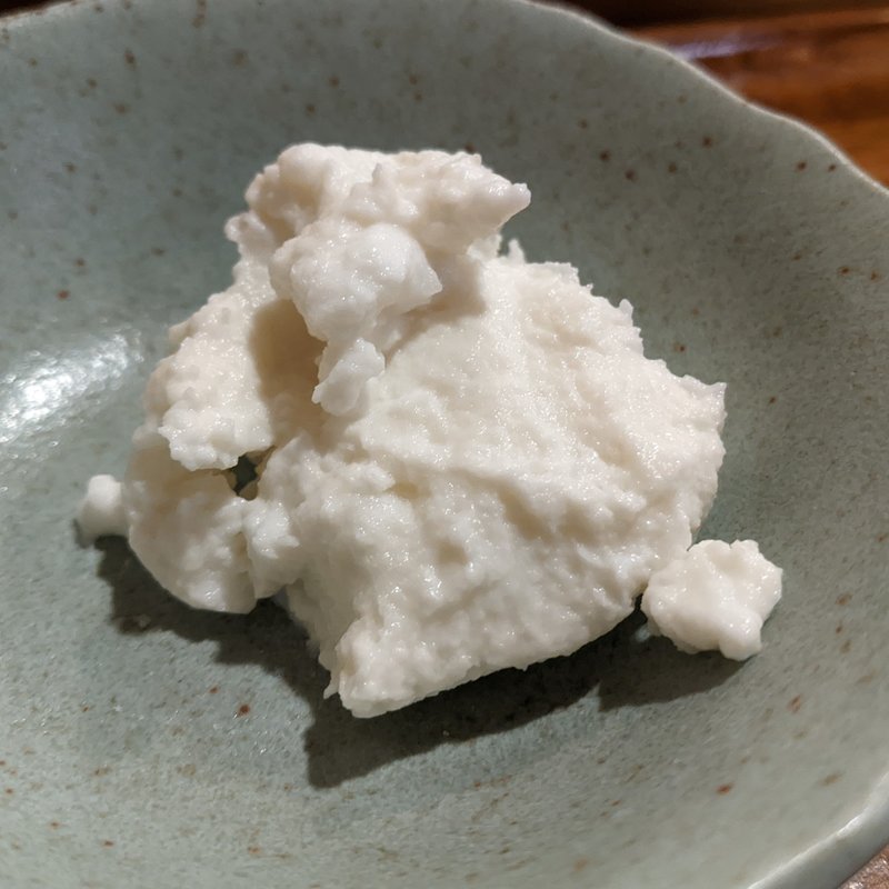 カリフラワー牛乳豆腐(鮨 波づき)