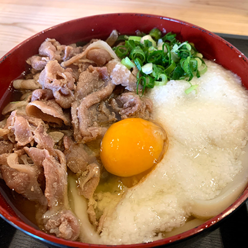 肉食山芋金卵饂飩女子(小1玉)(讃岐麺処山岡(移転))