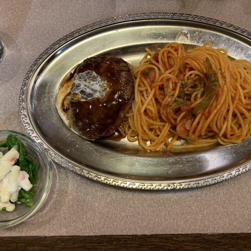 ハンバーグナポリタンセット(エビアン 東一店 )