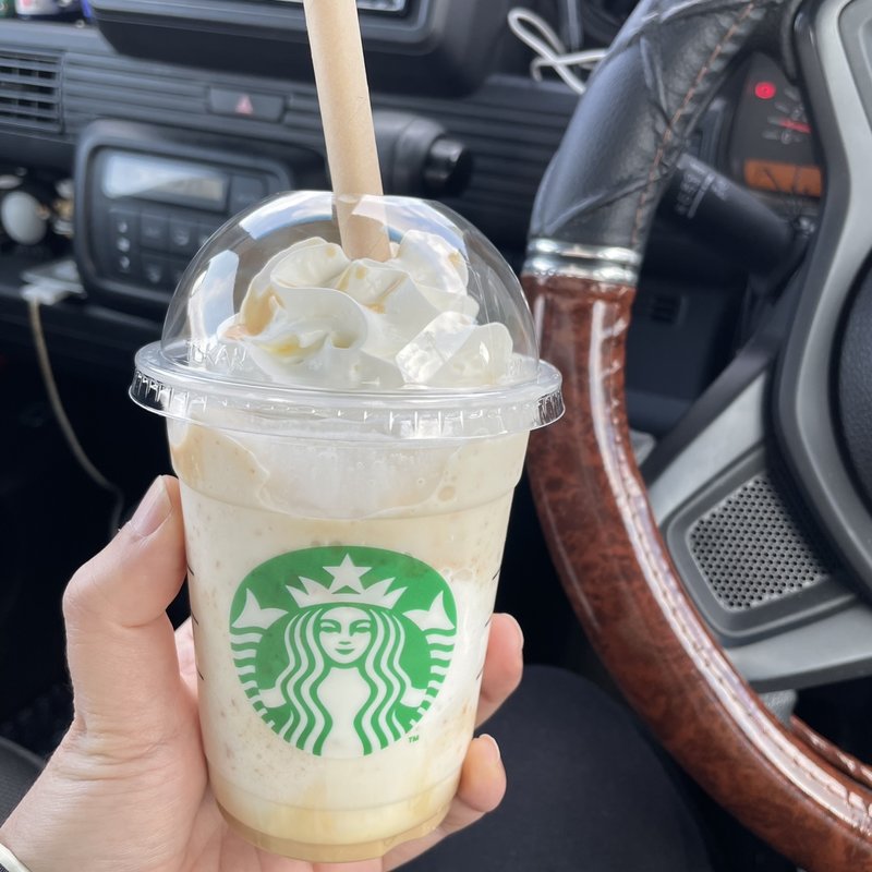 ベイクド&クリーミー生ホワイトチョコレートフラペチーノ(スターバックスコーヒー 津島大坪店)