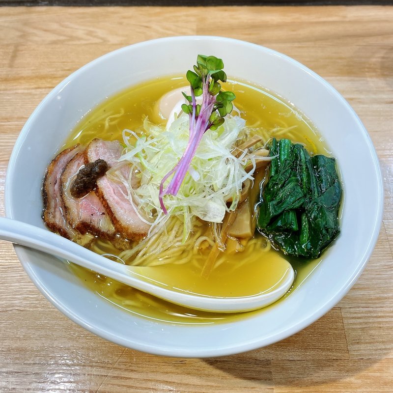 塩中華ソバ 味玉入り(中華ソバ ビリケン)