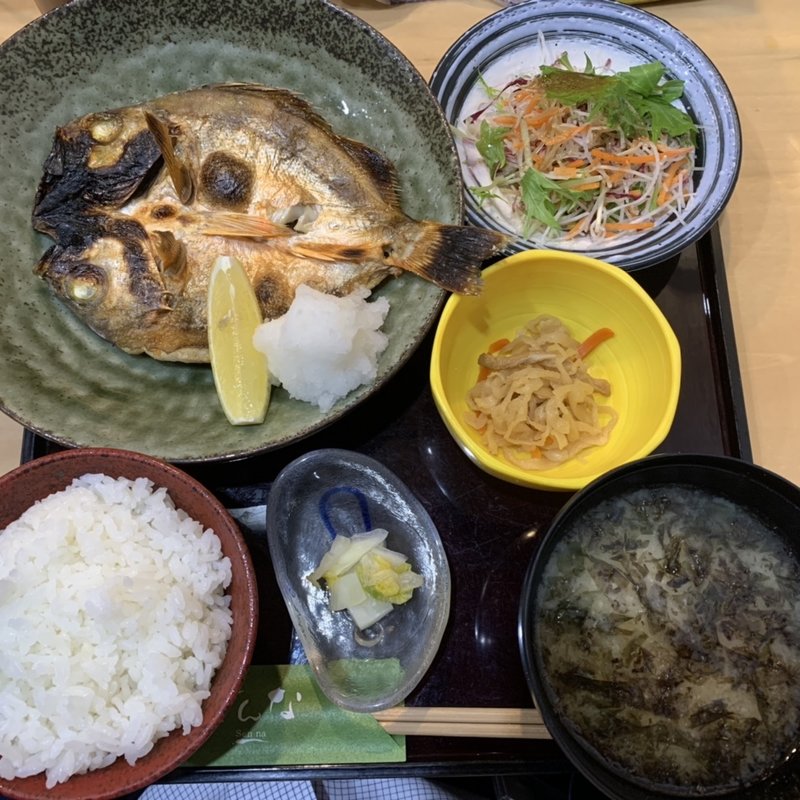 焼き魚膳　赤メバル塩焼き(旬味旬鮮せんな)