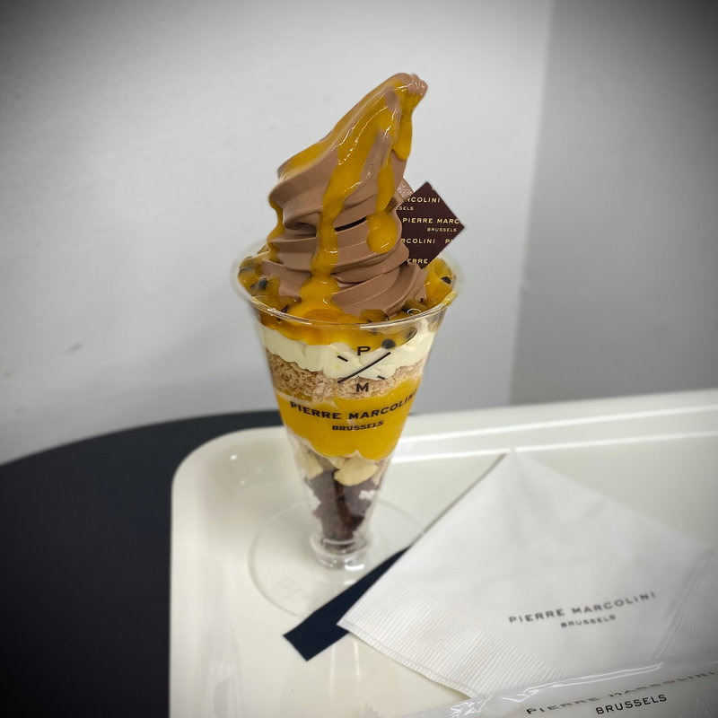 マルコリーニ ショコラ マンゴ パフェ(西武池袋本店 チョコレートパラダイス)