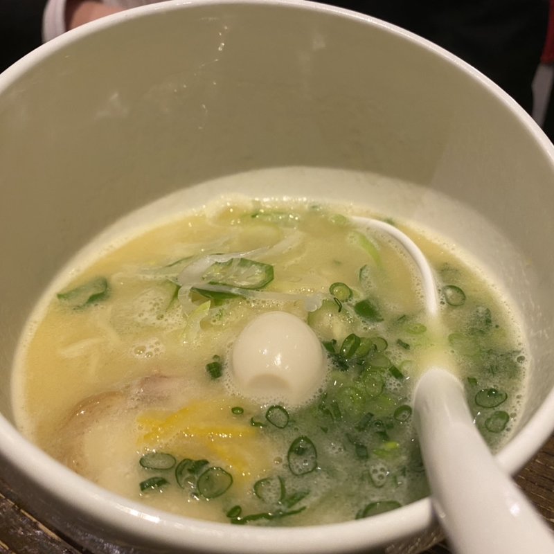 鶏白湯ラーメン　塩(若どり屋)
