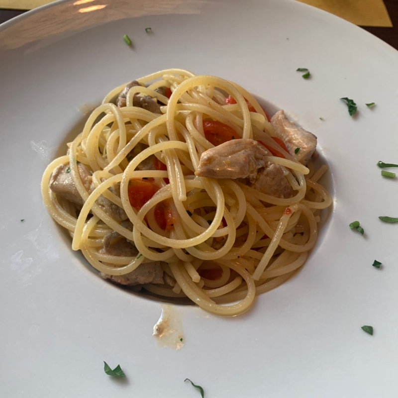 アダおばあちゃん直伝鯖のスパゲティレモン風味(オステリア ダ アダ)