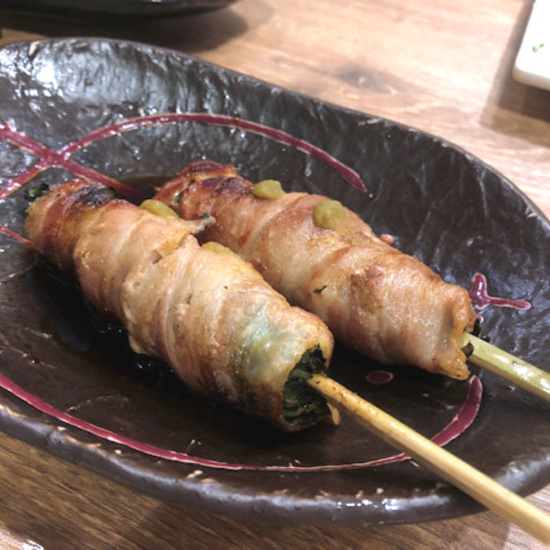 野菜巻き串（かいわれ）(九州博多料理 いなせもん 神田店)