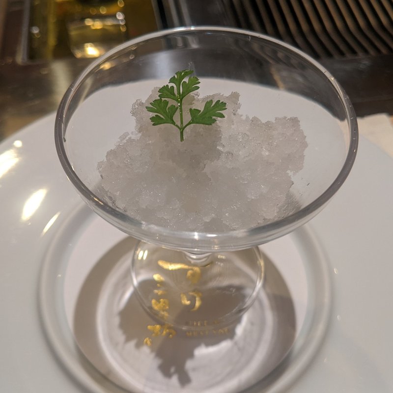 獺祭のグラニテ(お肉屋 けいすけ 三男坊 )