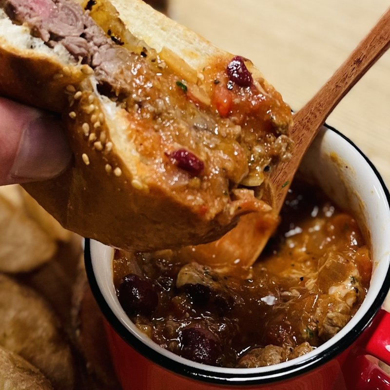 チリビーンズ ダンク バーガー(ビルダーズ （Builders）)