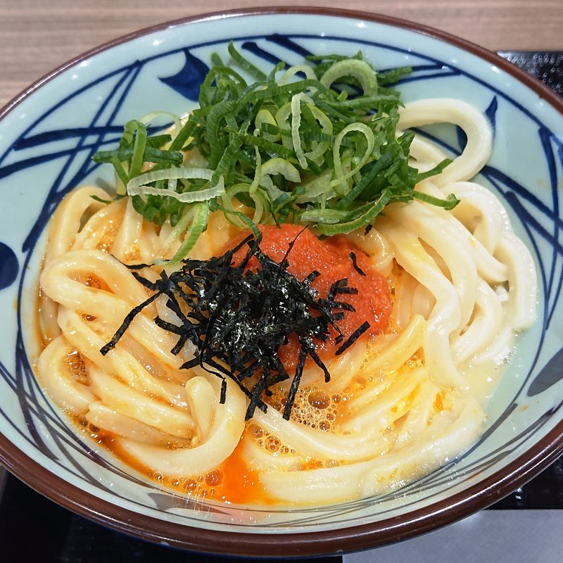 明太釜玉うどん(並)(丸亀製麺イオンモール鶴見緑地)