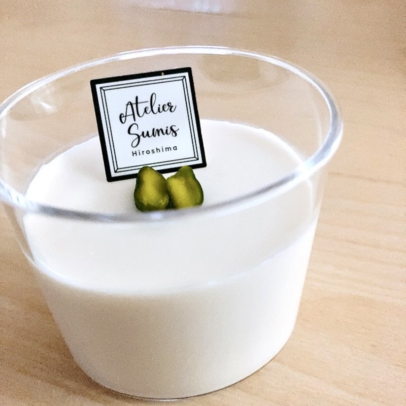 アーモンドミルクのパンナコッタ(アトリエスミズ)