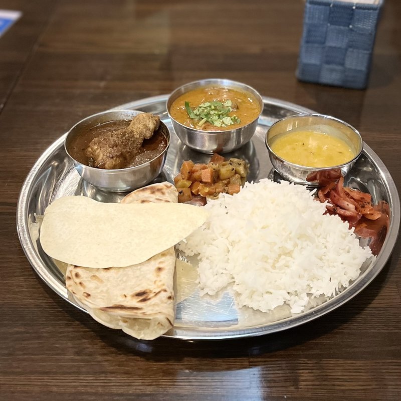 ダブルカリーセットB(Spicy cafe RAJA)