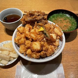 天ばら　味噌汁セット(天丼 金子屋 赤坂店 )
