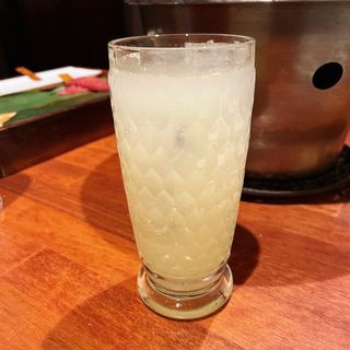 鳳凰美田 柚子酒 ソーダ割り(代官山 焼肉かねこ )
