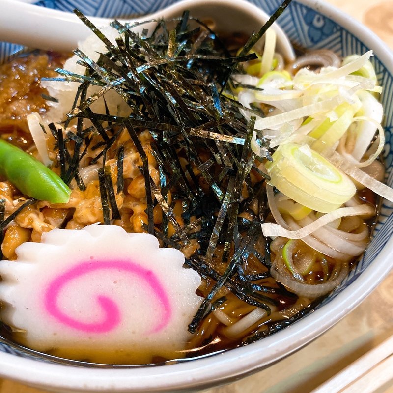 納豆おろしそば（温）(二葉蕎麦)