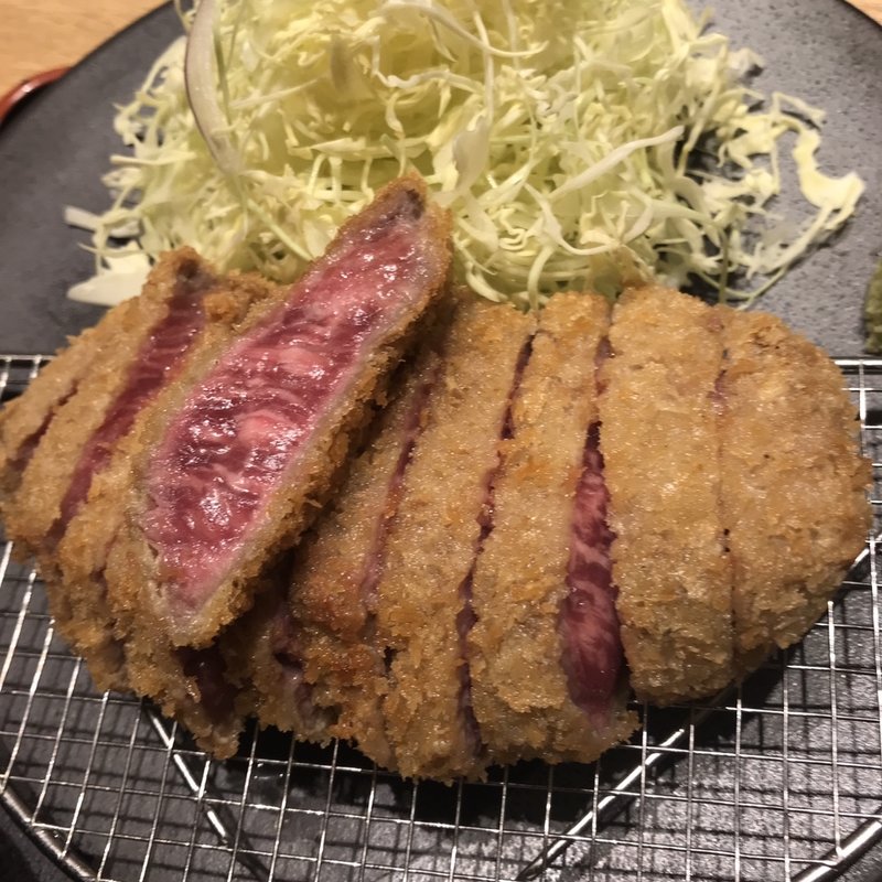 牛カツ膳(牛カツ京都勝牛 新宿小滝橋通店)
