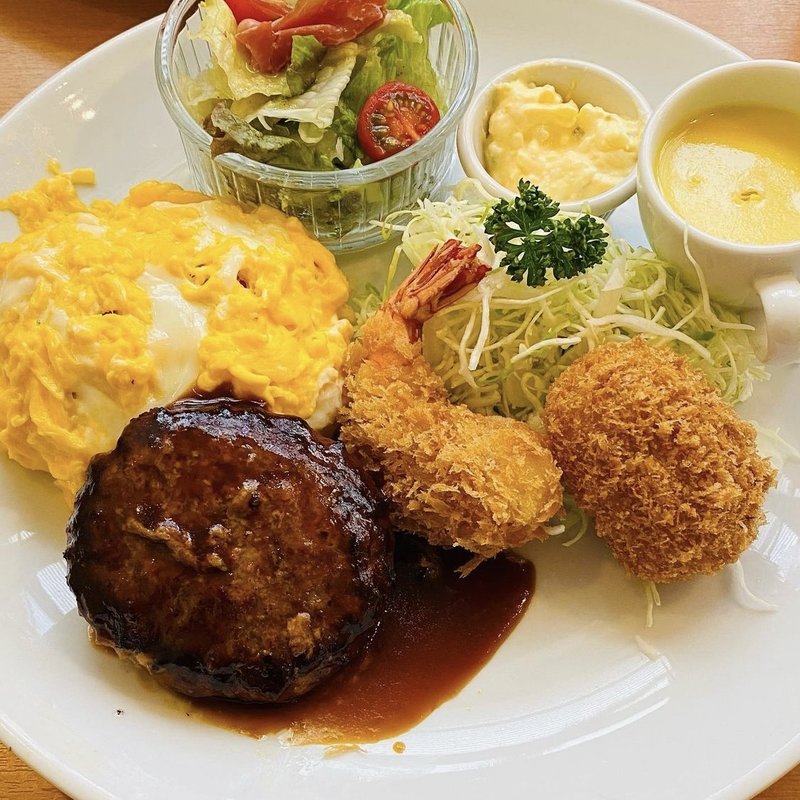 大人のお子様セット(不二家レストラン 横浜センター店 仮設店舗)