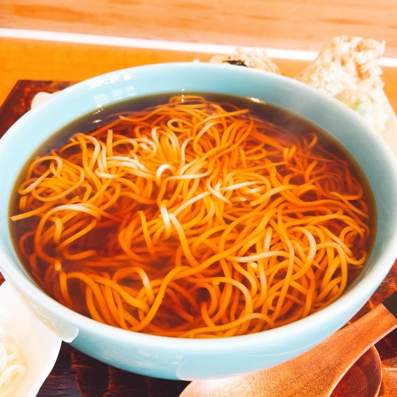 野菜天ぷら　蕎麦(そば㐂り　よし田)