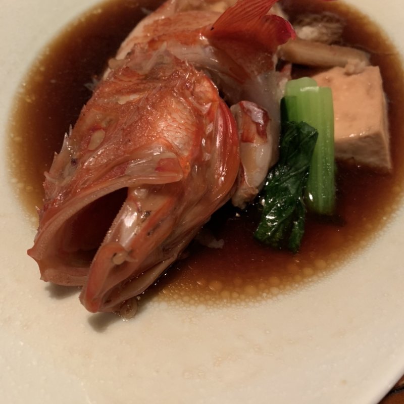 キンキの煮付け(神田新八 （かんだしんぱち）)