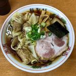 醤油ワンタン麺(並)(龍聖軒)
