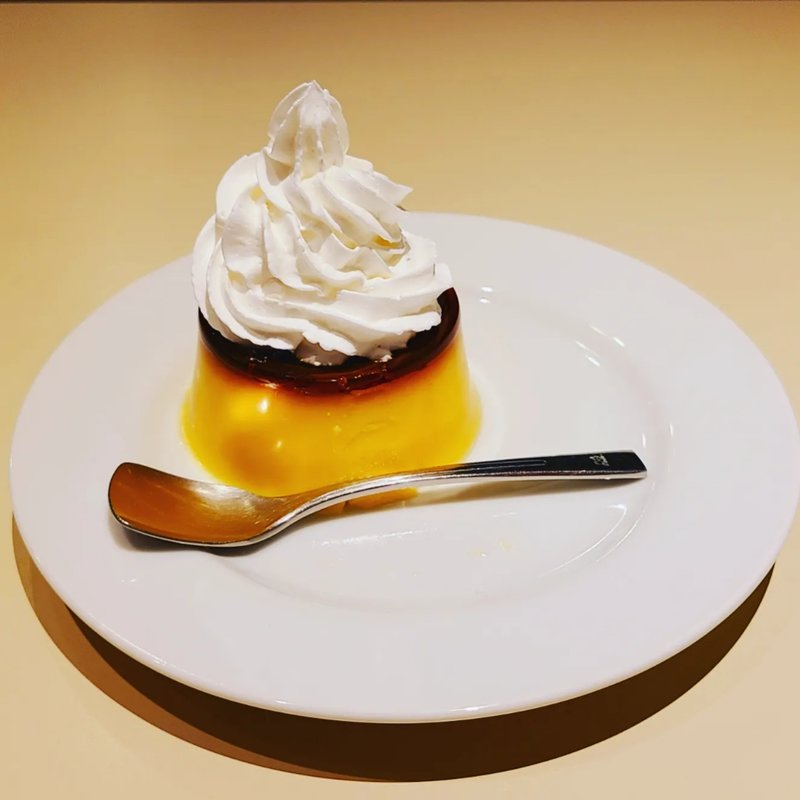 ちょっと固めのレトロプリン(喫茶室ルノアール 市ヶ谷駅前店)