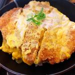 かつ丼+ミニうどん(あずみうどん 大刀洗本店)