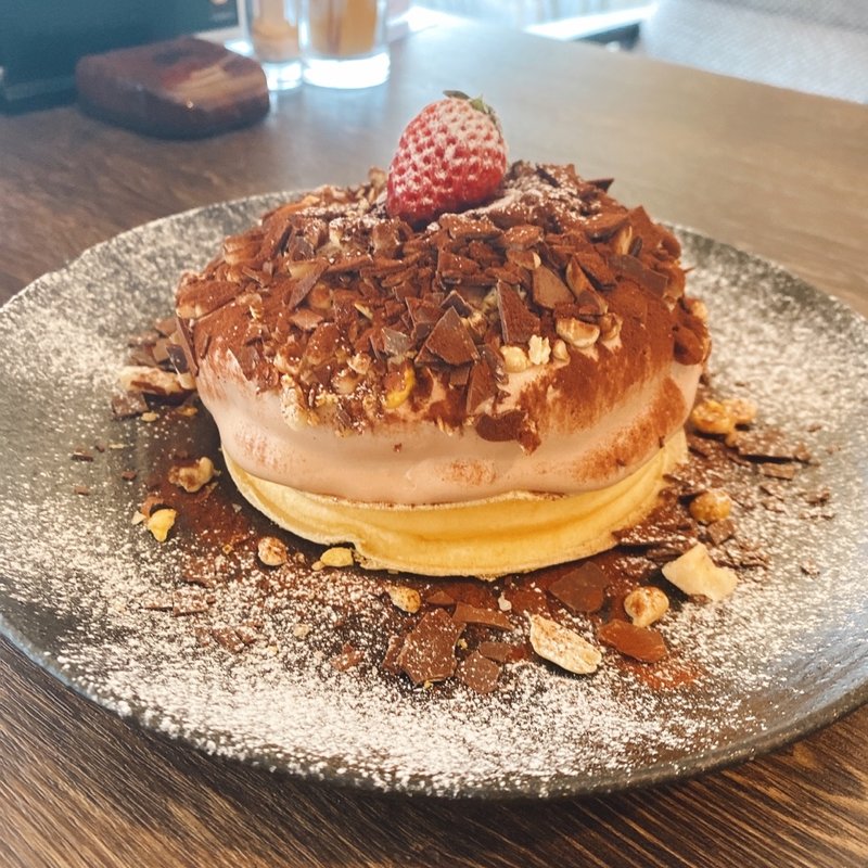 パリパリショコラのパンケーキ(さかい珈琲 京都園部店)
