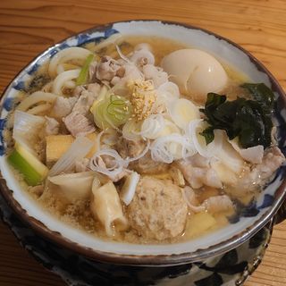 特製肉汁うどんA＋大盛り＋海老ワンタン(カドケン （KADOKEN）)