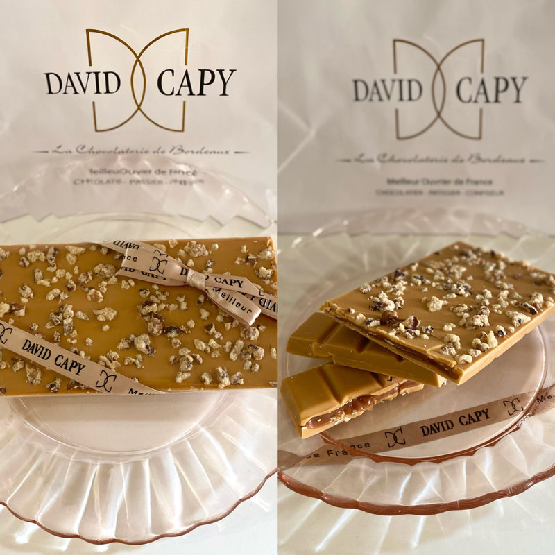 David CAPY /タブレット タルト ノワ キャラメル(サロン・デュ・ショコラ東京2022)