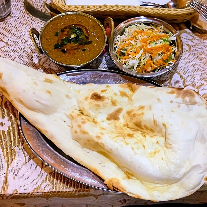 カジュアルカレーセット(キーマ&プレーンナン)(パンジャビ 草加松原店)