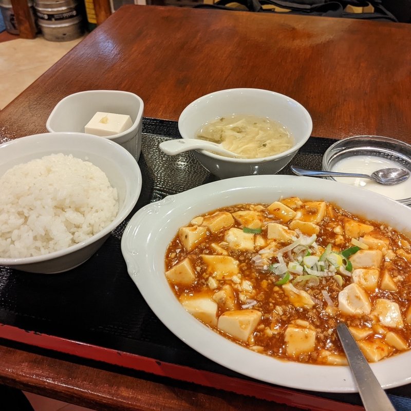 麻婆豆腐定食(中華ごはん れんげ食堂 西新宿店)