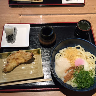 とろたまぶっかけ(讃岐うどん般若林IMP店)